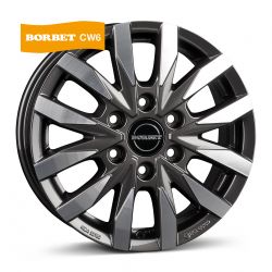 CW6 mistral anthracite glossy polished 6.5x16